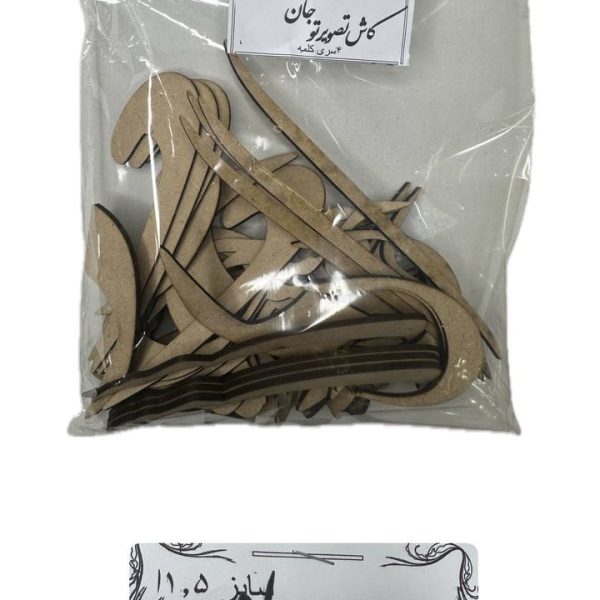 حروف کالیگرافی - کاش تصورت جان داشت مادر