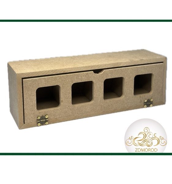 جعبه چوبی تیبگ طرح جدید چهارخونه اتومات