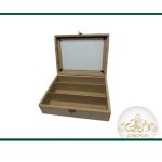 جعبه چوبی سه قسمتی کاردوقاشق چنگال