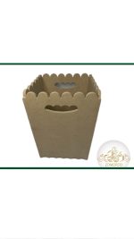 سطل اشغال چوبی دالبری بزرگ
