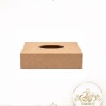 جعبه دستمال کشویی ساده بیضی